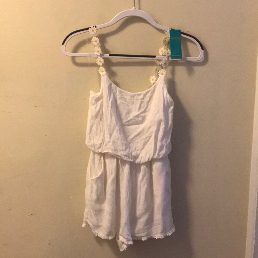 NWT white romper